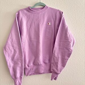 Vintage Reverse Weave Pink/lavender Champion Crewneck Sweatshirt xs